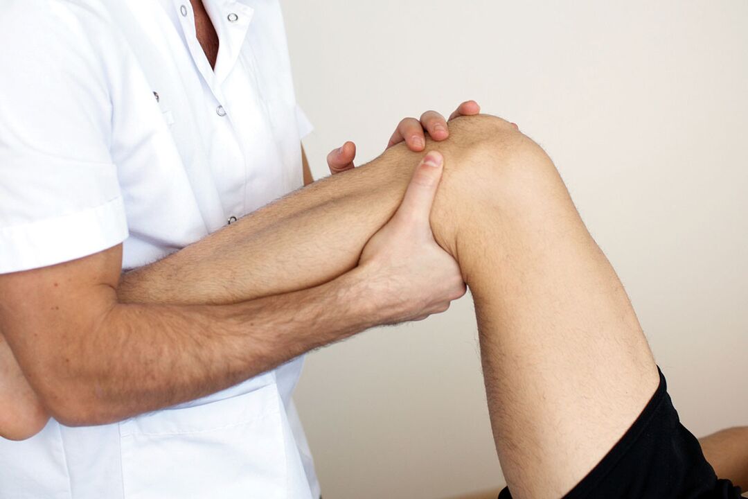 Funkční testy pro flexi-extenzi kolena pro diagnózu gonartrózy